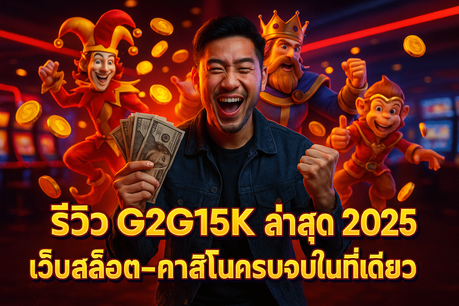 รีวิว G2G15K ล่าสุด 2025 เว็บสล็อต-คาสิโนครบจบในที่เดียว
