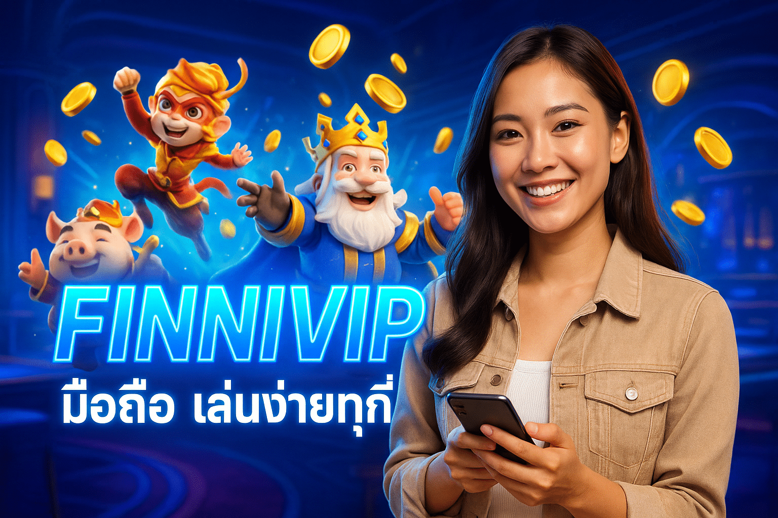 FINNIVIP มือถือ เล่นง่ายทุกที่