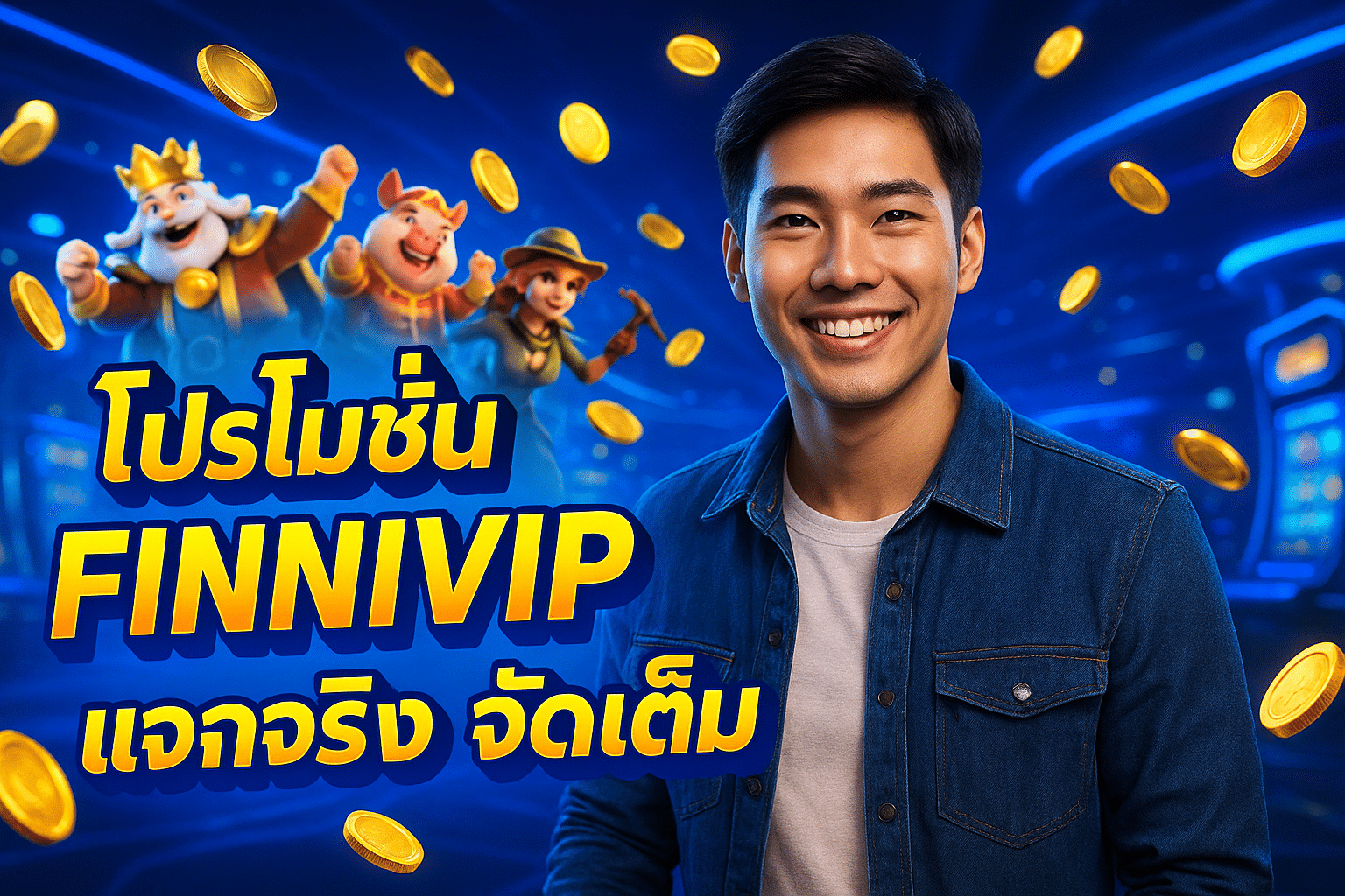 โปรโมชั่น FINNIVIP แจกจริง จัดเต็ม