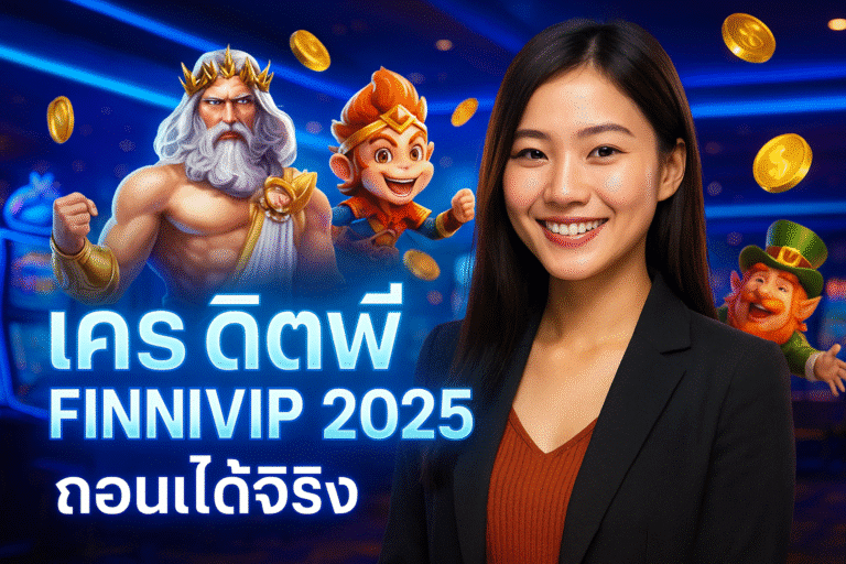เครดิตฟรี FINNIVIP 2025 ถอนได้จริง